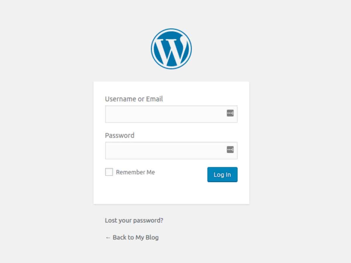 Đăng nhập admin WordPress